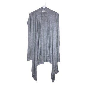 𝅺r2d Apparel Women's Medium Light Gray Thin Cardigan Sweater